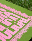 Yesteryear is Diabolical Screen Printed Poster | First Edition (Olive)